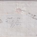 Sachsen/Bayern(Pfalz) - Dresden 1846 Ra2 Auslagenbrief ü. Hof n. Wachenheim