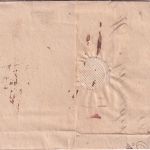 Sachsen/Frankreich - Dresden 1821 Ra2 + roter L1 "SAXE TT" Portobrief n. Rheims