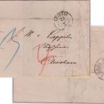 Sachsen/Norwegen - Leipzig 1861 K2 Portobrief n. Christiania (Oslo) - mit Inhalt