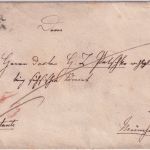 Sachsen/Bayern - Dresden 1834 L2 Francobrief n. München "poste restante"
