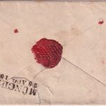 Sachsen/Bayern - Dresden 1834 L2 Francobrief n. München "poste restante"
