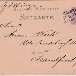 DR - Cassel 22/6 IV Hannover Bahnpost L3 hds. Aufgabe Göttingen Ganzsache