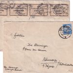 DR - 25 Pfg. Hindenburg Brief n. SCHWEDEN Göttingen 1938 Devisenzensur