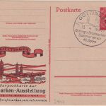 All.Bes. - 45 Pfg. Ziffer GA priv. Zudruck Briefmarken-Ausst. Göttingen 1947