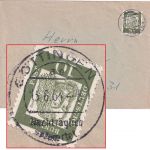 BRD - Göttingen Nachträglich entwertet Ortsbrief 1964 (!)