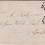 DR - Friedland bei Göttingen 1882 Ra3 Brief n. Goslar - ohne Inhalt
