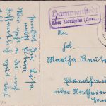 DR - Hammenstedt ü. Northeim Landpost-Ra2 Karte n. Northeim 1942