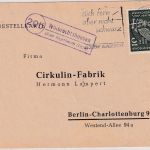 BRD - (20b) Wolbrechtshausen ü. Northeim Landpost-Ra2 Karte n. Berlin 1960