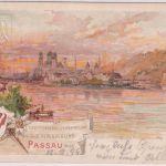 Bayern - Passau XXVI. Generalversammlung Alpenverein 5 Pfg. Privatganzsache 1899
