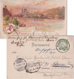 Bayern - Passau XXVI. Generalversammlung Alpenverein 5 Pfg. Privatganzsache 1899