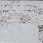 Sachsen/Holland - Zwickau 1853 K2 Portobrief Mülsen - Amsterdam - mit Inhalt