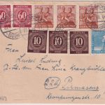All.Bes./Währungsreform - Bad Sachsa 23.6.48 Brief/Zehnfachfrankatur n Pirmasens