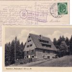 BRD - (16) Hausen ü. Witzenhausen Landpost-Ra2 Karte n. Berlin 1953