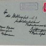 DR - Ellingerode ü. Witzenhausen Landpost-Ra2 Brief n. Göttingen 1938