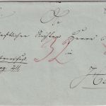 Preussen - Nieheim 2/5 L2 Postvorschußbrief n. Horn - ohne Inhalt - ca. 1835
