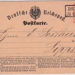 DR - 1/2 Gr. gr. Brustschild Ra2 Drieburg 26/12 Karte n. Lippstadt