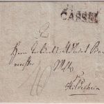 Th&T/Kgr. Westphalen - Cassel L1 Portobrief n. Hildesheim 1812 - mit Inhalt