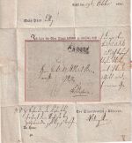 Th&T/Kgr. Westphalen - Cassel L1 Portobrief n. Hildesheim 1812 - mit Inhalt