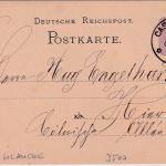 DR - Cassel 1 *i Klaucke-K1 5 Pfg. Ganzsache/Ortskarte