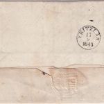 Thurn&Taxis - Gudensberg L1 Dienstbrief n. Fritzlar 1843 hds. Verspätete Aufgabe