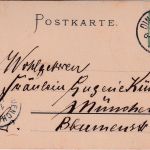 Bayern - Dinkelsbühl Gruss aus 5 Pfg. Privatganzsache gelaufen 1898