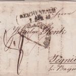 Sachsen/Bayern - Reichenbach 1845 Ra2 Auslagenbrief (Hof) n. Pegnitz
