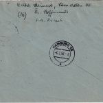 BRD - Hofgeismar Land Einschreibebrief n. Hamburg 1956