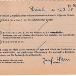 BRD - (16) Deisel ü. Hofgeismar Poststelle I Drucksache n. Eichstätt 1958