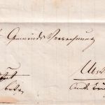 Baden - Bruchsal Postablage Ubstadt Dienstbrief/Wendebrief n. Freiburg 1866