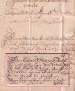 Sachsen - Leipzig 1746 Schnörkelbrief n. Zettlitz - m. dreiseitigem Inhalt