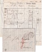 Sachsen/Norwegen - Leipzig 1861 K2 Portobrief n. Christiania (Oslo) - mit Inhalt