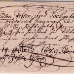 Sachsen - Nobitz 1689 Schnökelbrief n. Altenburg - mit Inhalt