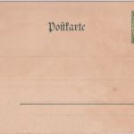 Bayern - Regensburg Verkehrs-Beamten-Verein 5 Pfg. Privatganzsache/Zudruck 1901