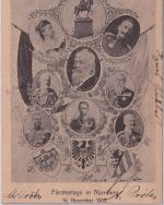 Bayern - Nürnberg Fürstentage 5 Pfg. Privatganzsache priv. SST Nürnberg 1905