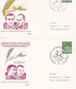 Berlin - Hermann Oberth Gesellschaft 5 Bausteinkarten Privatganzsachen 1967