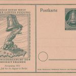 Berlin - 10 Pfg. Glocke/Europazug Sonderganzsache ungebraucht 1951