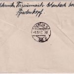 All.Bes. - (16) Achenbach ü. Biedenkopf Einschreibebrief n. Berlin 1947