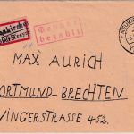 All.Bes. - Neukirchen ü. Treysa Poststelle I Gebühr bezahlt R-Brief 1946