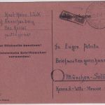 All.Bes. - Rauschenberg ü. Kirchhain (Bz. Kassel) Gebühr bezahlt L1 Karte 1946