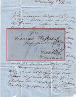 Sachsen (Österreich)/Bayern - Elster 1861 K2 Portobrief Krugsreuth - Viehberg