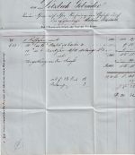 DR - 1 Gr. gr. Brustschild Brief K1 Lahr (Kreuzer !!) - Durmersheim 1874