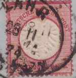 DR - 1 Gr. gr. Brustschild Brief K1 Lahr (Kreuzer !!) - Durmersheim 1874