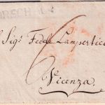Schweiz/Österreich (Venetien) - Rorschach L1 Grenzfrankobrief n. Vicenza 1818
