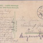 Hessen - Linsingen Gastwirtschaft Schule etc. Mehrbild-Farblitho gelaufen 1909