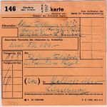 BRD - Züschen ü. Fritzlar Poststelle I Wertpaketkarte n. Malleck ü Lüneburg 1953