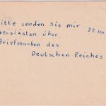 BRD - (16) Kleinenglis ü. Wabern Poststelle I Ganzsache n. Ingolstadt 1962