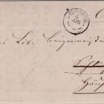 Baden - St. Blasien Postablage Schluchsee Dienstbrief n. Häusern 1865