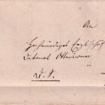 Baden - Bühl Postablage Schwarzach Dienstbrief n. Großweier b. Achern 1867