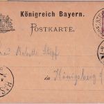 Bayern - Touristenhaus Wendelstein 5 Pfg Privatganzsache K1 Wendelsteinhaus 1889