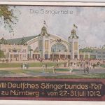 Bayern - Nürnberg VIII. Dt. Sängerbundesfest 5 Pfg Privatganzsache 1912